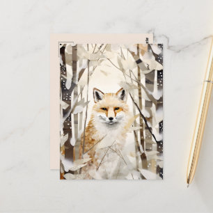Postal Amantes del oso polar de invierno estacional