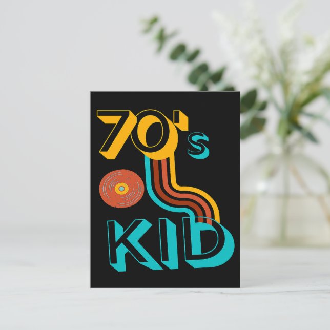 POSTAL AMANTES DEL RETRO 70 (Anverso de pie)