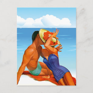 Postal Amantes del Retro Summer