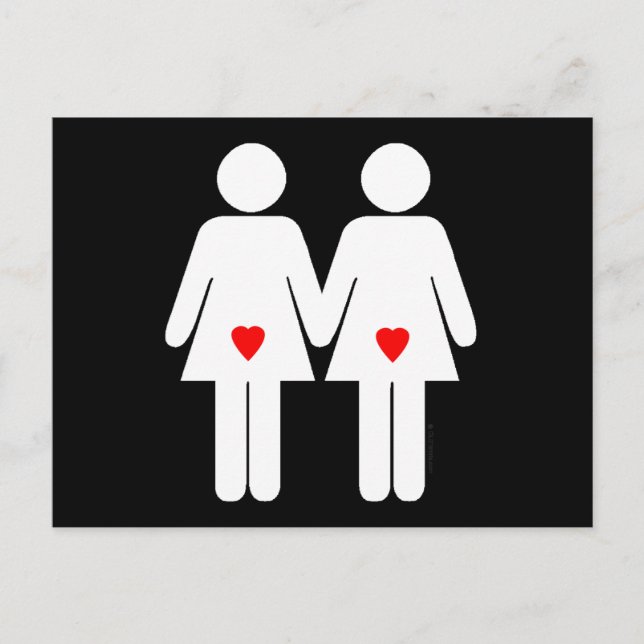 Postal Amantes lesbianas -