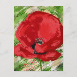 Postal amapola