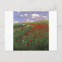 Amapolas en el campo SZINYEI MERSE, Pál flor roja