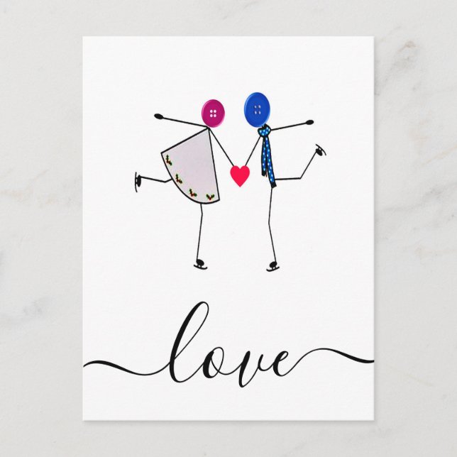 Postal amar (Anverso)