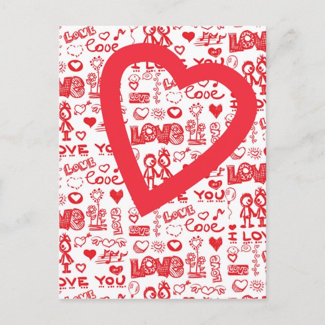Postal amar (Anverso)