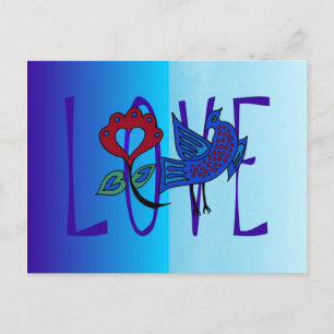 Postal Amar a Bird
