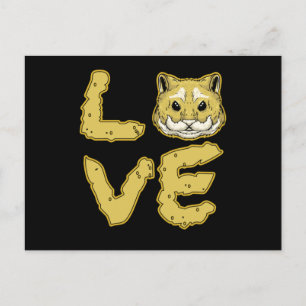 Postal Amar a Hamster Rodent Lover Mascota Dueño Animal R