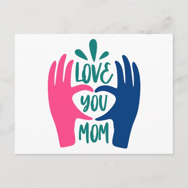 Postal Amar a mamá (Anverso)