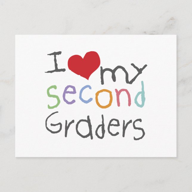 Postal Amar a mis segundos graduados (Anverso)