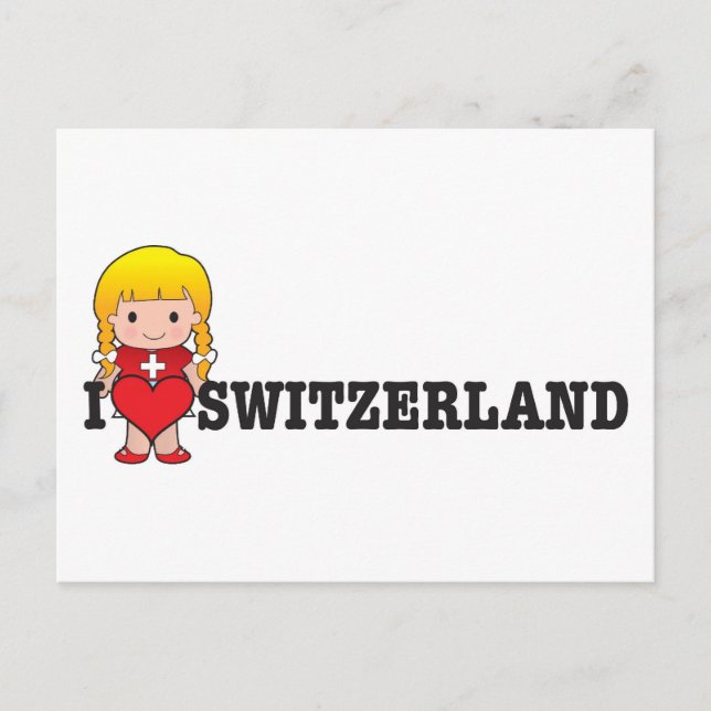 Postal Amar a Suiza (Anverso)