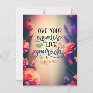 Postal Amar a sus enemigos
