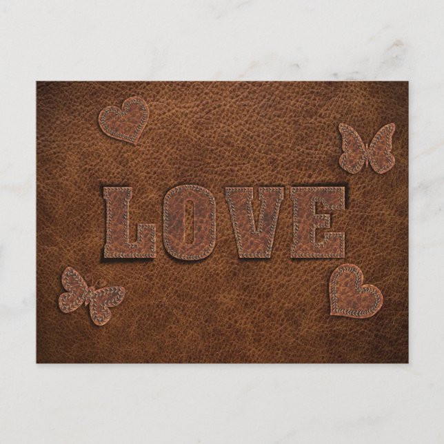 Postal Amar el estilo occidental (Anverso)