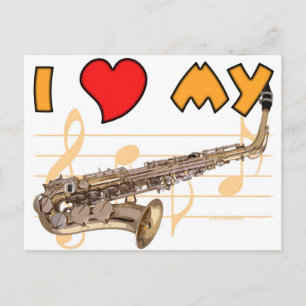 Postal Amar mi saxo