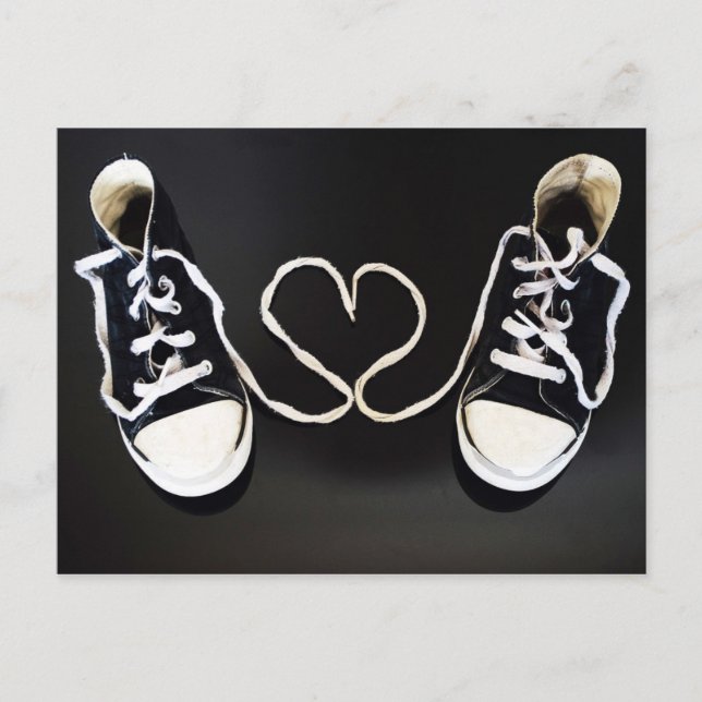 Postal Amar mis zapatos (Anverso)