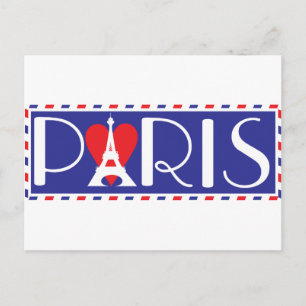 Postal Amar París