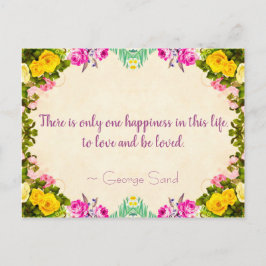 Postal Amar y ser amado Postcard