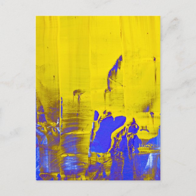 Postal amarillo azul (Anverso)