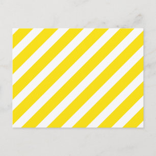 Postal Amarillo básico de la raya 1