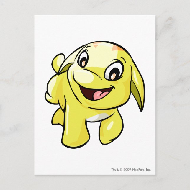 Postal Amarillo de Google (Anverso)