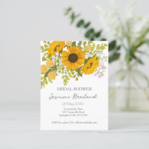 Amarillo de los girasoles modernos Bouquet Bridal 