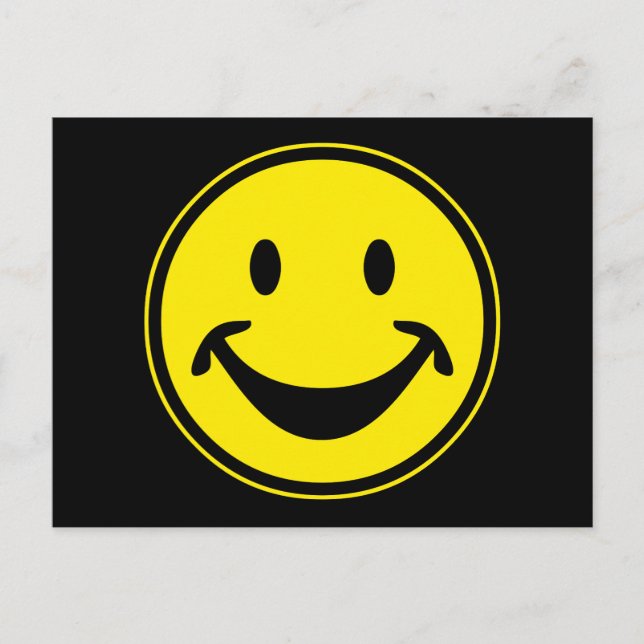 Postal Amarillo gracioso + tu trasero. e ideas (Anverso)