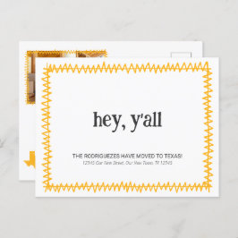 Postal Amarillo Hey Y'all - Trasladado a Texas