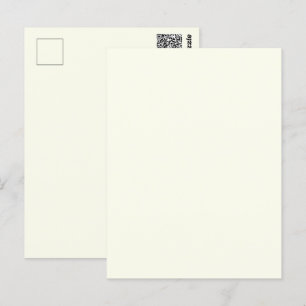 Postal Amarillo Suave Pálido Blanco Pastel Color Sólido