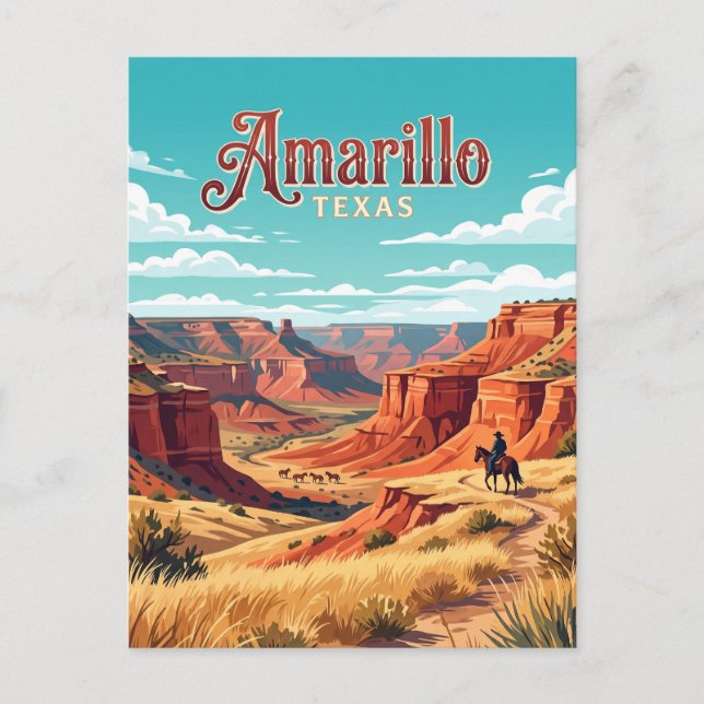 Postal Amarillo, Texas (Anverso)