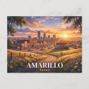 Postal Amarillo Texas Viajes