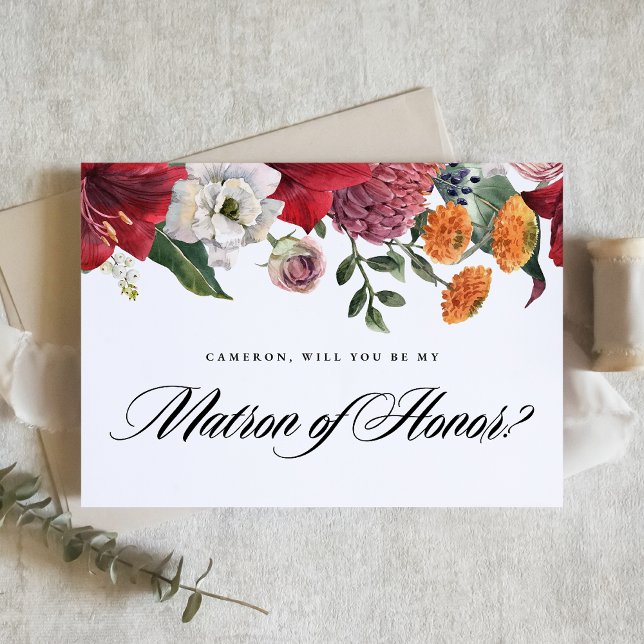 Postal Amaryllis Botánico será mi atrón de honor (Subido por el creador)