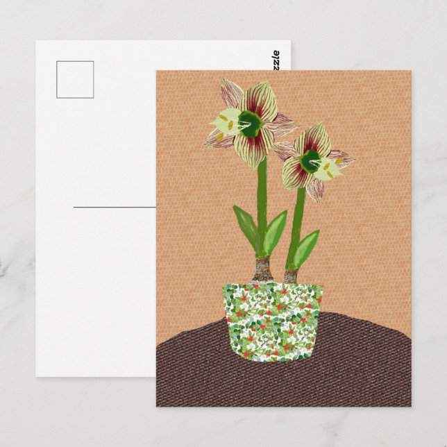 Postal Amaryllis Postcard (Anverso / Reverso)