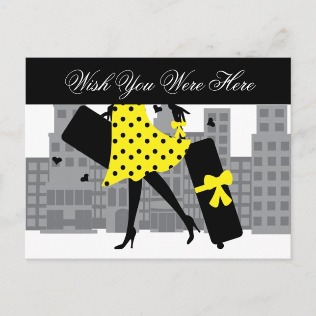 Postal Amas a viajar (Anverso)