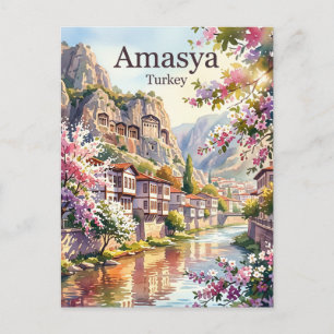 Postal Amasya Turquía