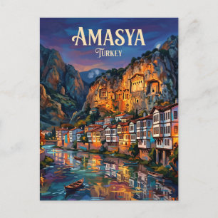 Postal Amasya Turquía