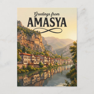 Postal Amasya Turquía