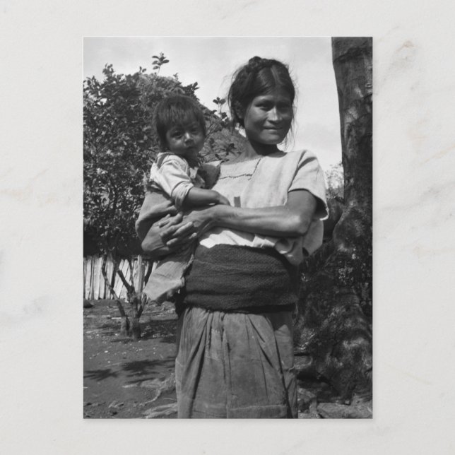 Postal Amatenango del Valle, Chiapas, México (Anverso)