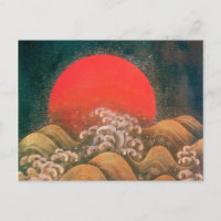 AMATERASU SUN GODDESS Red Black Brown