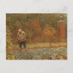 Postal Amateur (Coachman & Cabbages) por Frederick Walker