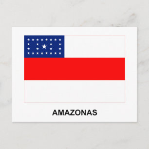 Postal Amazonas, bandera de Brasil