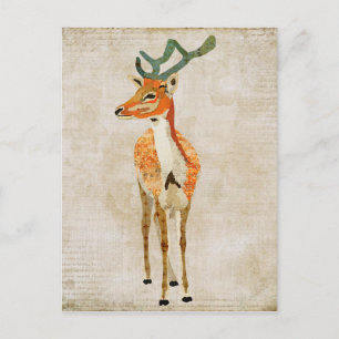 Postal Amber Buck Postcard