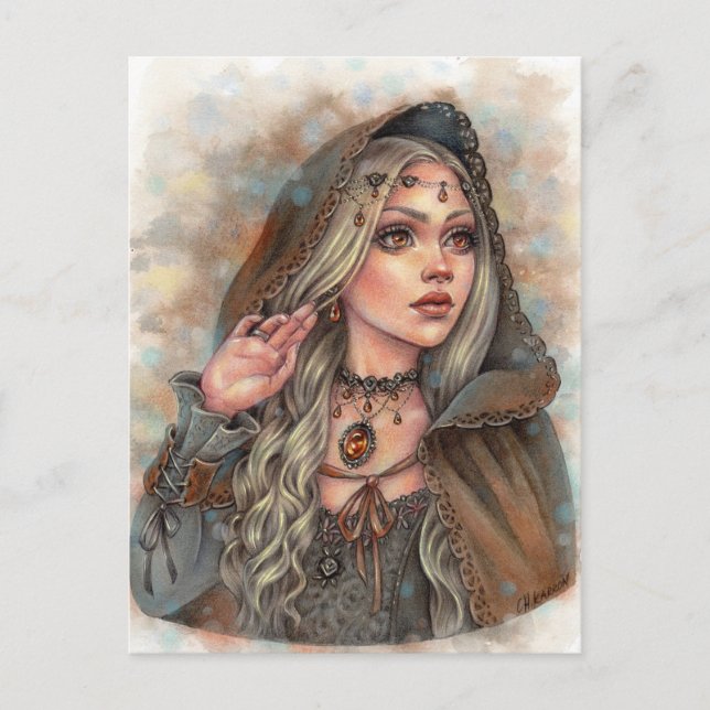 Postal Amber Enchantress Postcard (Anverso)