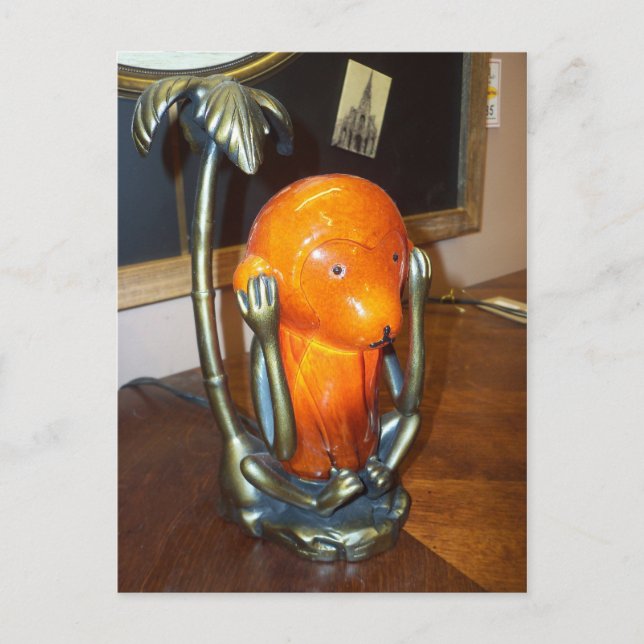 Postal Amber Monkey (Anverso)