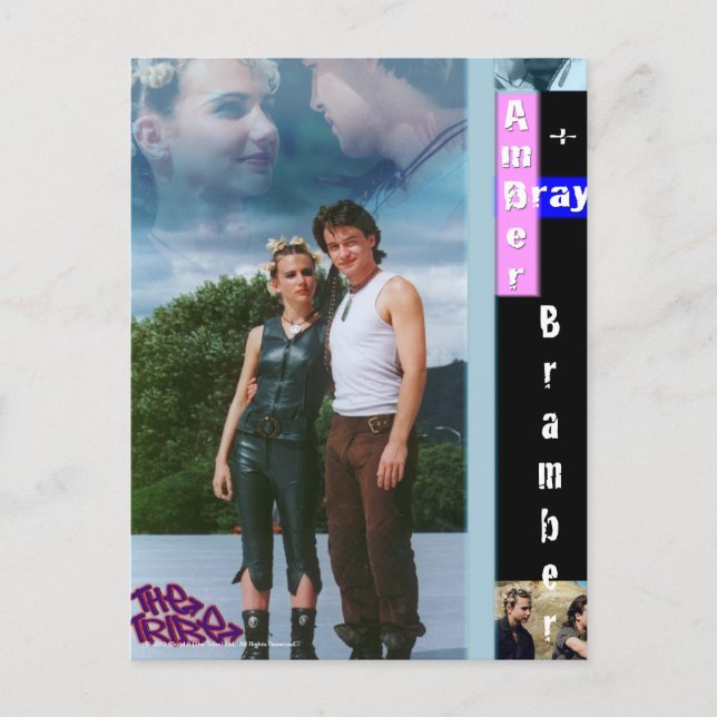 Postal Amber y Bray Bramber (Anverso)