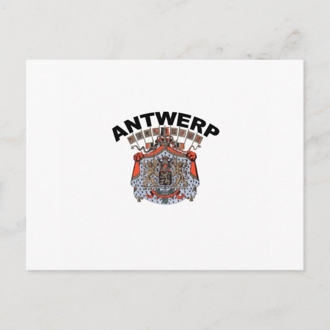 Postal Amberes, Bélgica (Anverso)