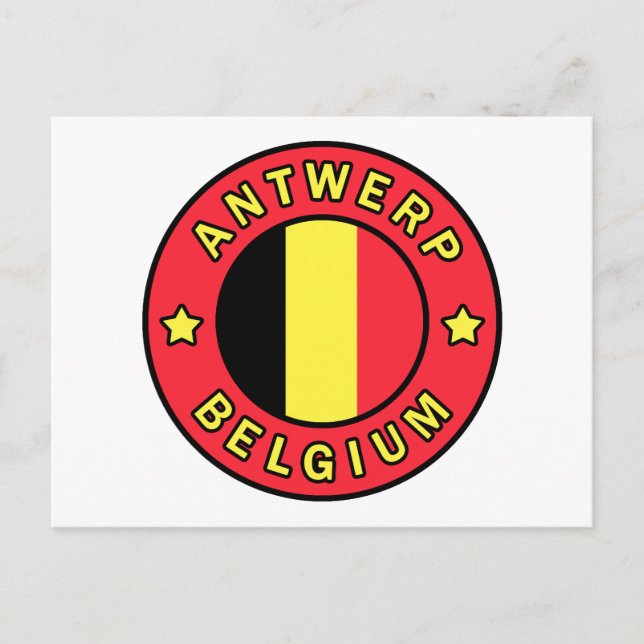 Postal Amberes Bélgica (Anverso)