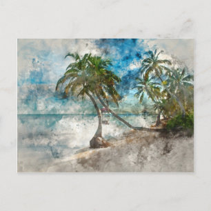 Postal Ambergris Caye Belize Destino de viajes