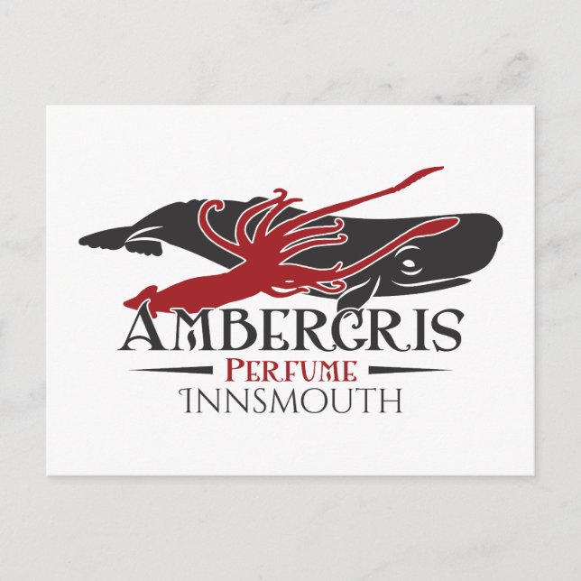 Postal Ambergris Sperm Whale Perfume Innsmouth (Anverso)