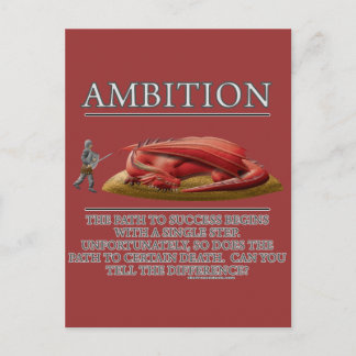 Postal Ambición Fantasía (de)Motivador