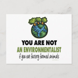 Postal Ambientalista = Vegan, Vegetariano