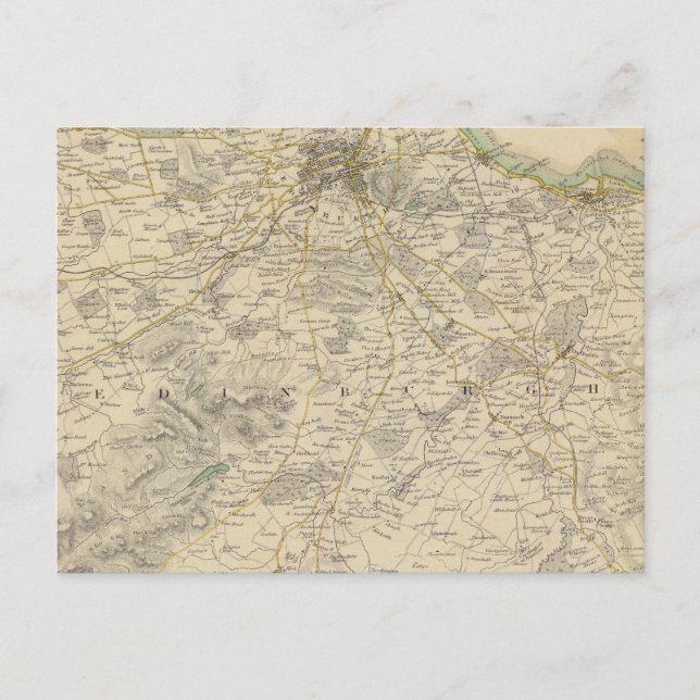 Postal Ambientes de Edimburgo (Anverso)