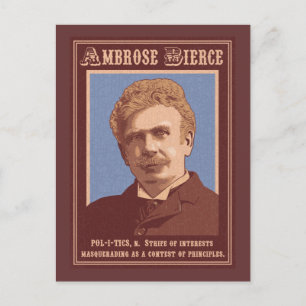 Postal Ambrose Bierce - Política